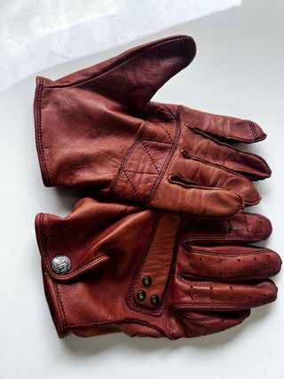 Guantes de moto Fogy Marrón
