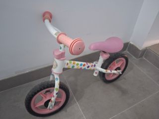 Bici sin pedales niña rosa