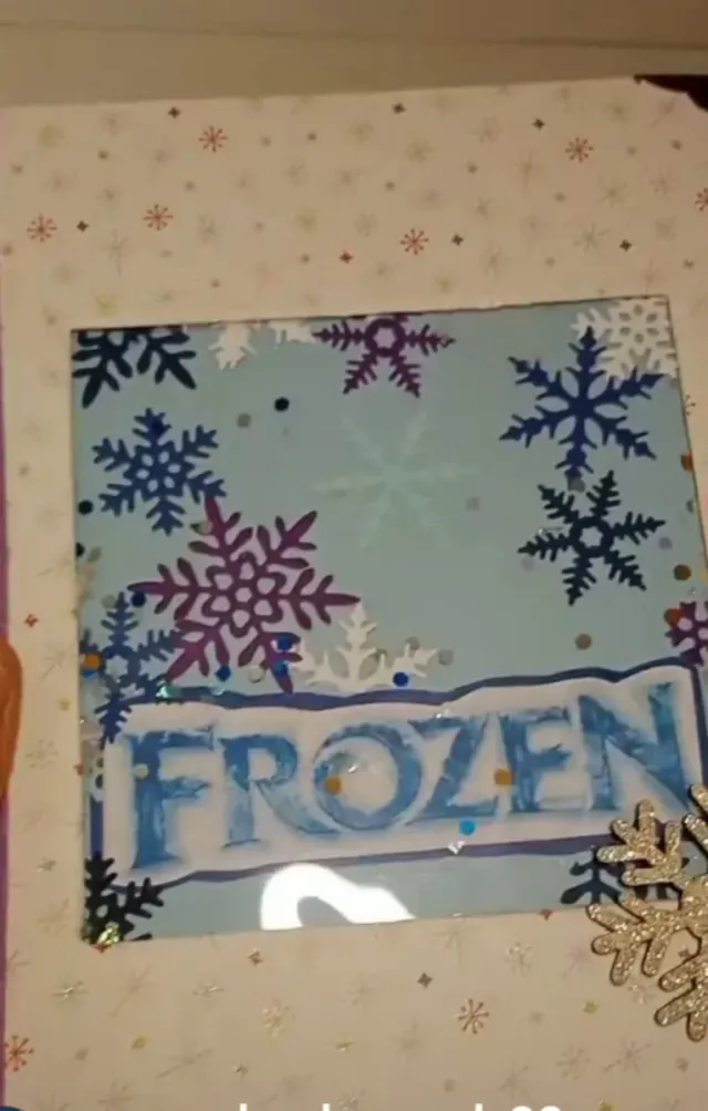 Frozen Álbum de fotos Scrap  hecho a man