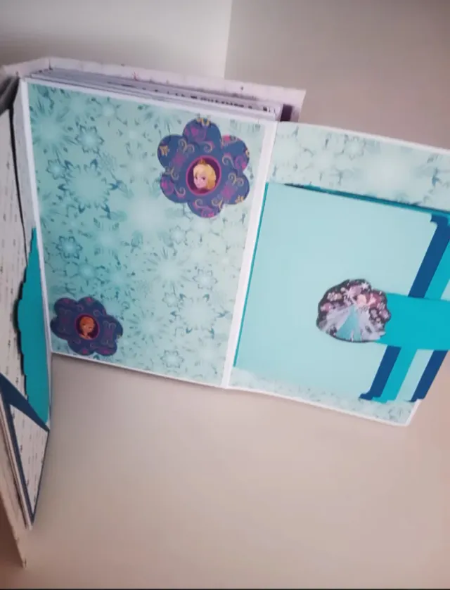 Frozen Álbum de fotos Scrap  hecho a man