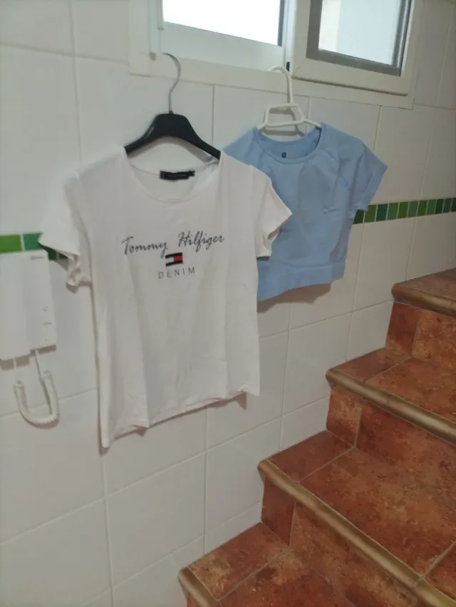 Lote 2 Camisetas Mujer Tommy Hilfiger