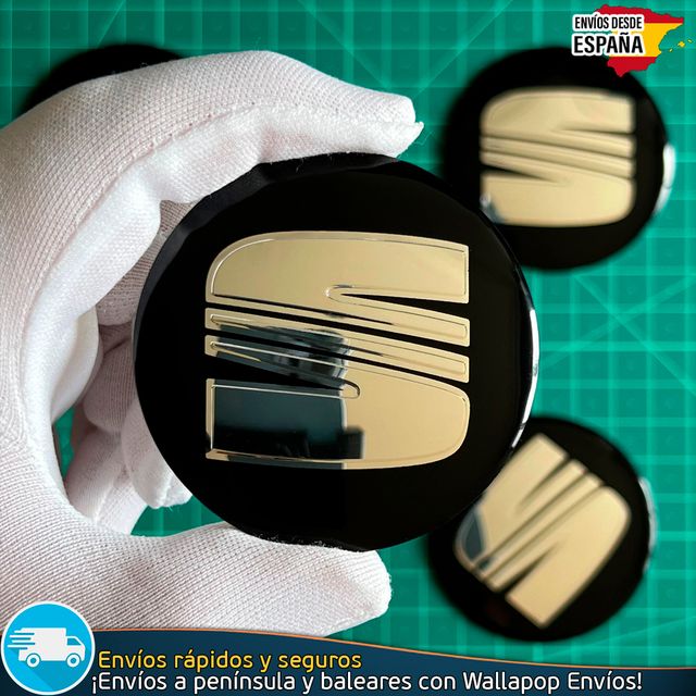 Emblema Sea 60mm Pegatina Aluminio Tapacubo Llanta