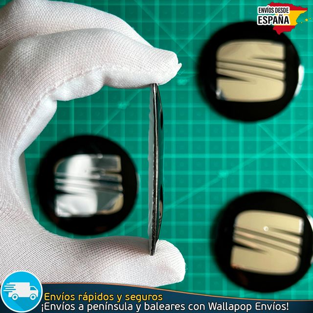 Emblema Sea 60mm Pegatina Aluminio Tapacubo Llanta