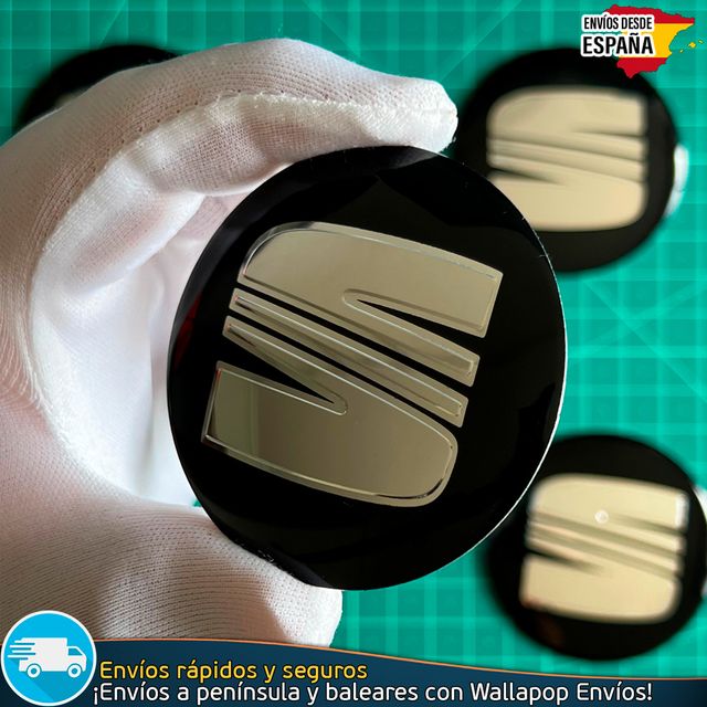 Emblema Sea 60mm Pegatina Aluminio Tapacubo Llanta