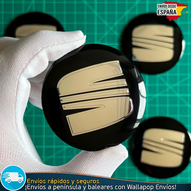 Emblema Sea 60mm Pegatina Aluminio Tapacubo Llanta