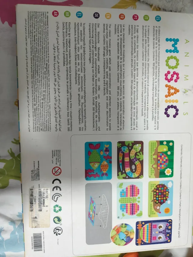 Lote 2 juegos educativos: Abecedario y Mosaico