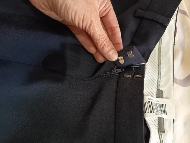 Pantalón de vestir azul T.46
