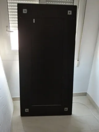 Espejo Grande Madera Negro Ikea