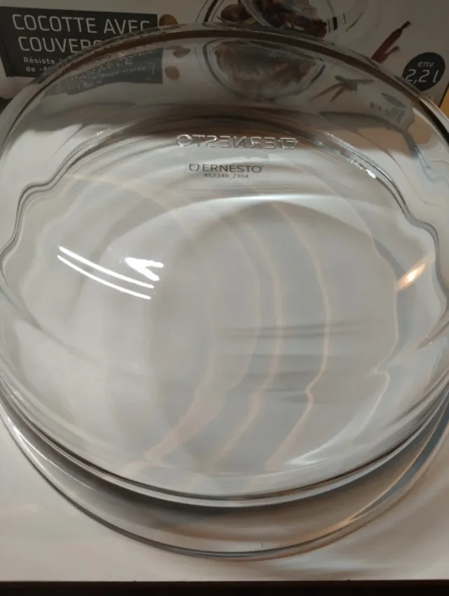 Casseruola Ernesto Vetro Borosilicato 2.2L