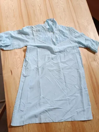Camisón vintage azul