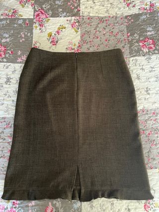 FALDA VERDE MILITAR - EL CORTE INGLÉS