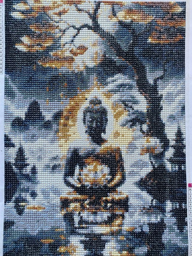 Cuadro buda hecho a mano