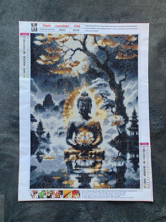 Cuadro buda hecho a mano