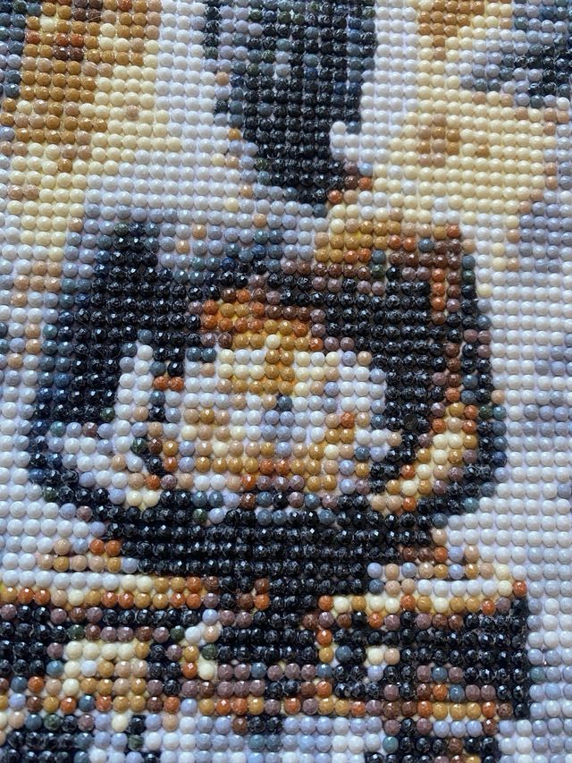 Cuadro buda hecho a mano