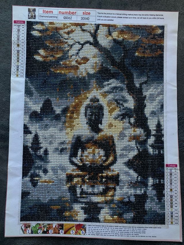 Cuadro buda hecho a mano