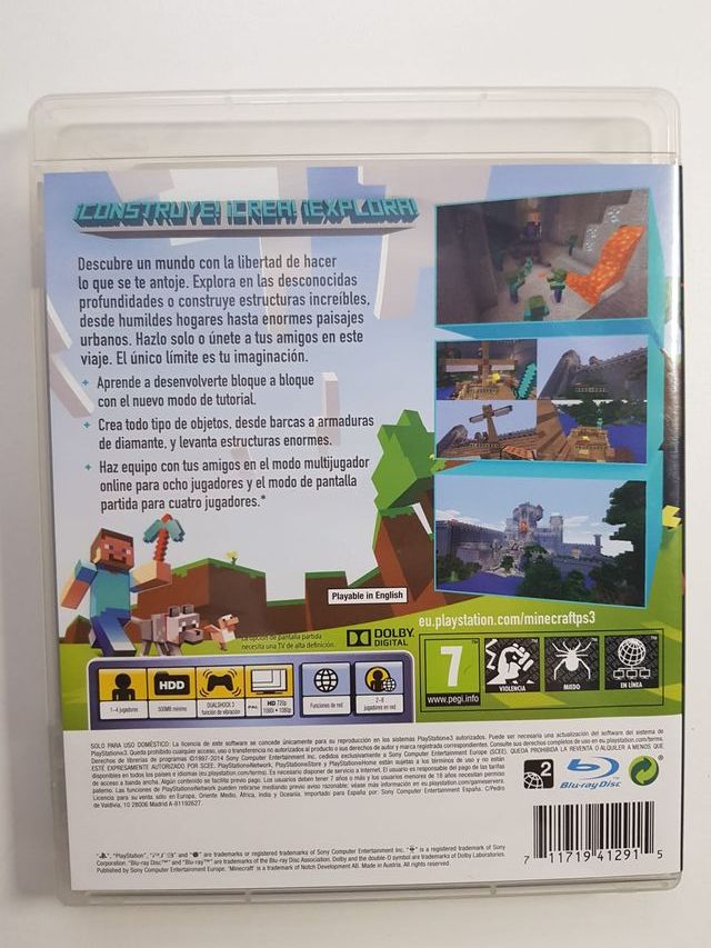 Minecraft PS3 Edición PlayStation 3