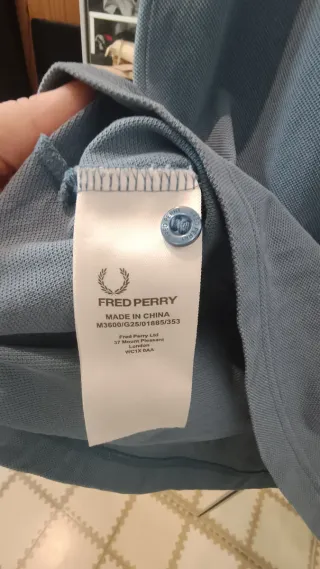 Polo Fred Perry Azul Talla XL