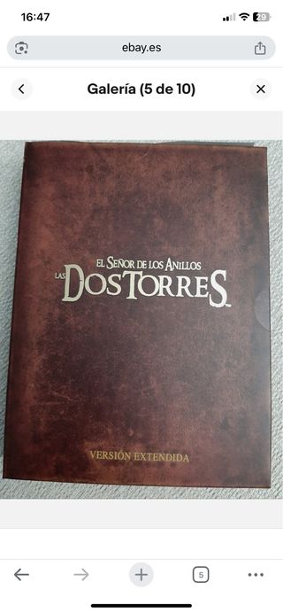El Señor de los Anillos DVD Normal y Ext. Edición