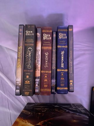 El Señor de los Anillos DVD Normal y Ext. Edición