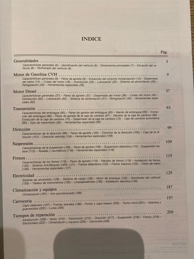 Manual Taller Ford Escort-Orion '91