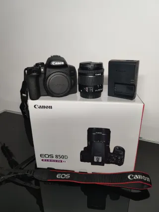 Canon EOS 850D + Kit Objetivo 18-55mm