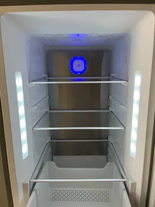 Congelador vertical inoxidable