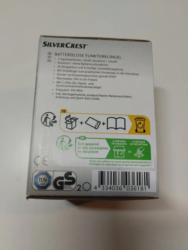 Campanello Senza Fili Silvercrest