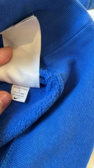 Sudadera Nike Vintage Azul Talla s