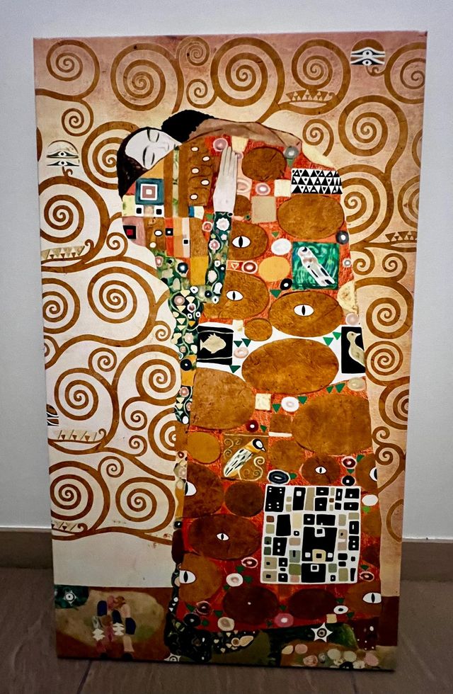 Tríptico Gustav Klimt El Árbol de la Vida