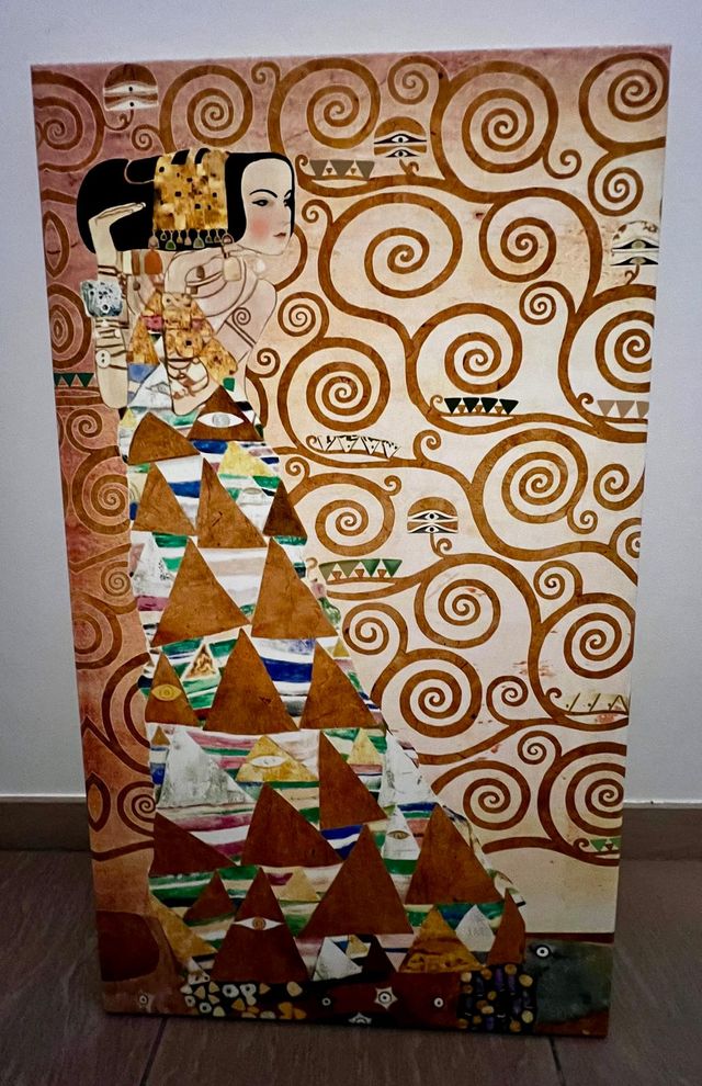 Tríptico Gustav Klimt El Árbol de la Vida