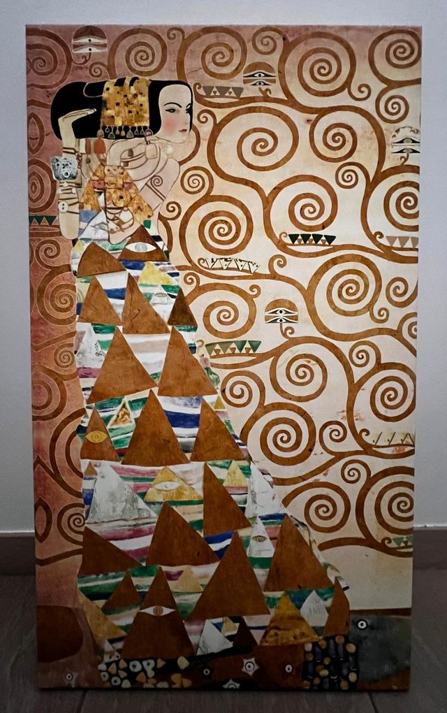 Tríptico Gustav Klimt El Árbol de la Vida