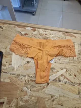 Tanga Fio Duplo Brisa Romance Laranja S