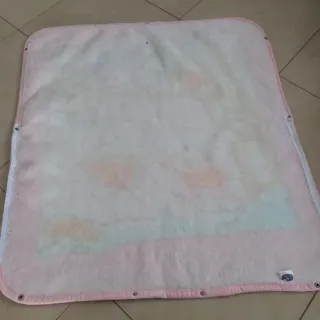 Coperta neonata orsetto rosa