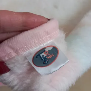 Coperta neonata orsetto rosa