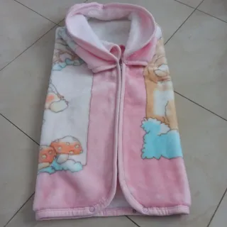 Coperta neonata orsetto rosa