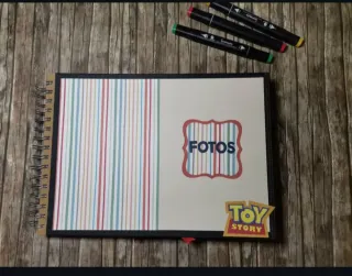 Álbum de fotos Toy Story hecho a mano