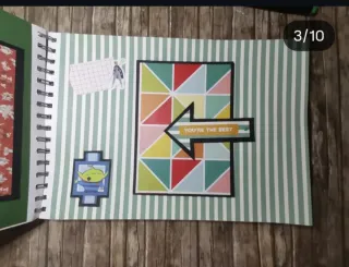 Álbum de fotos Toy Story hecho a mano