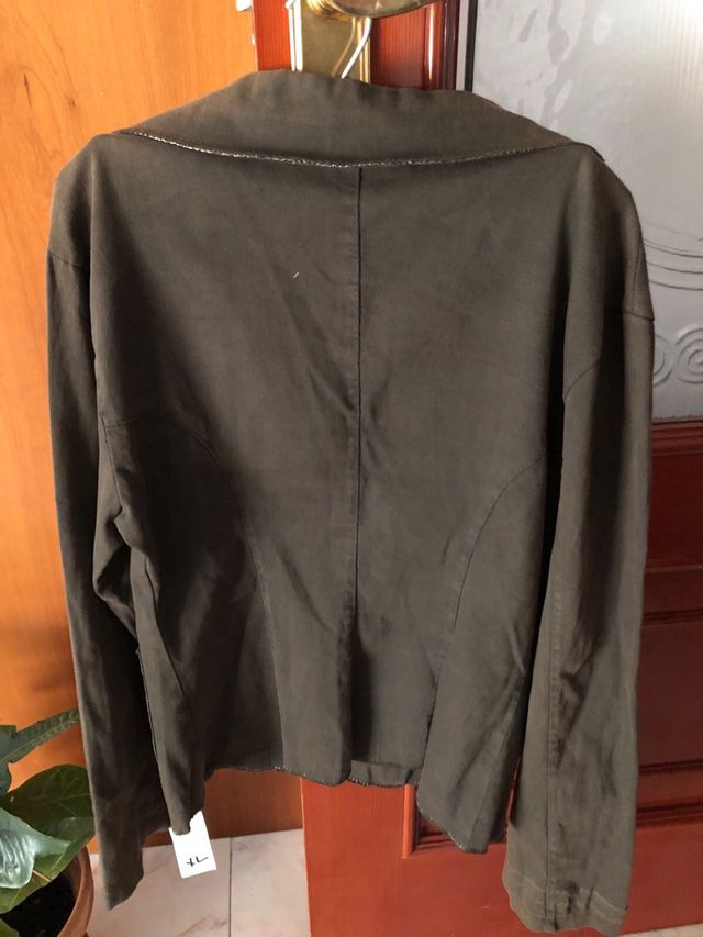 Chaqueta verde mujer
