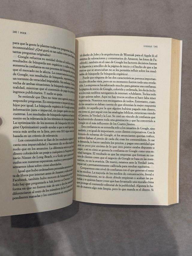 Four. El ADN secreto de Amazon, Apple, Facebook...