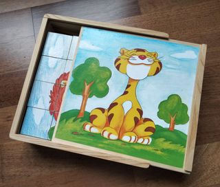 Puzzle rompecabezas de madera