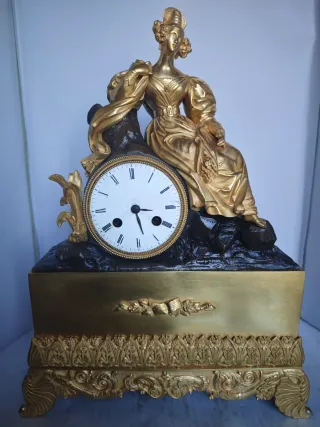Pendola Pons Francia Bronzo Dorato 1820