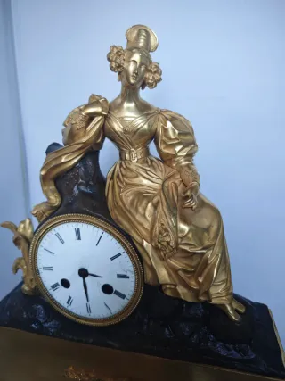 Pendola Pons Francia Bronzo Dorato 1820