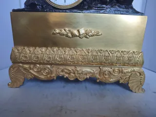 Pendola Pons Francia Bronzo Dorato 1820