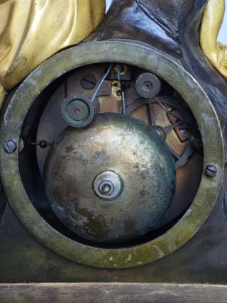 Pendola Pons Francia Bronzo Dorato 1820