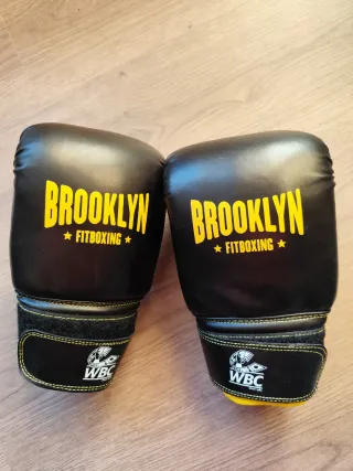 Guantes Fit Boxing Brooklyn WBC Negros