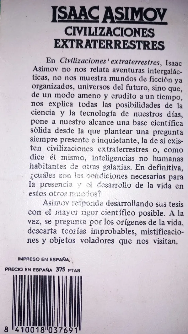 Civilizaciones extraterrestres × Isaac Asimov