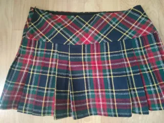 Falda Plisada Tartán