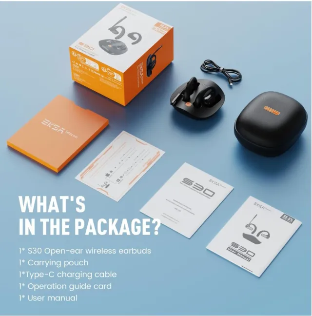 Auriculares Inalámbricos EKSA S30 Oreja Abierta