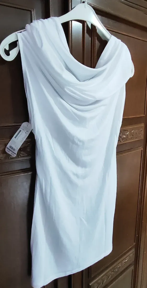 Vestido corto blanco