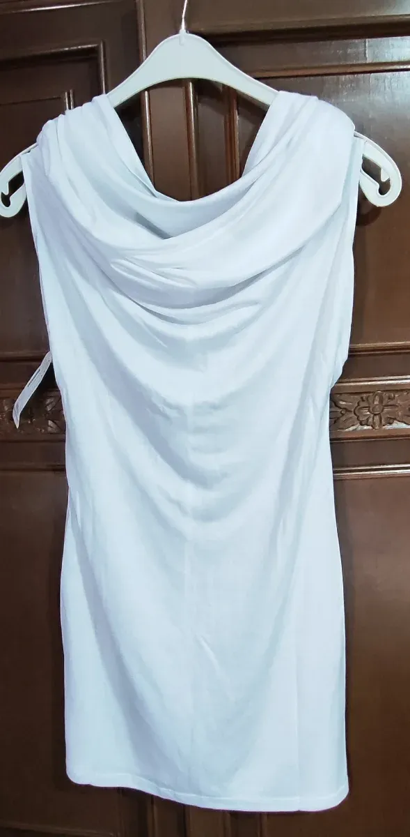 Vestido corto blanco